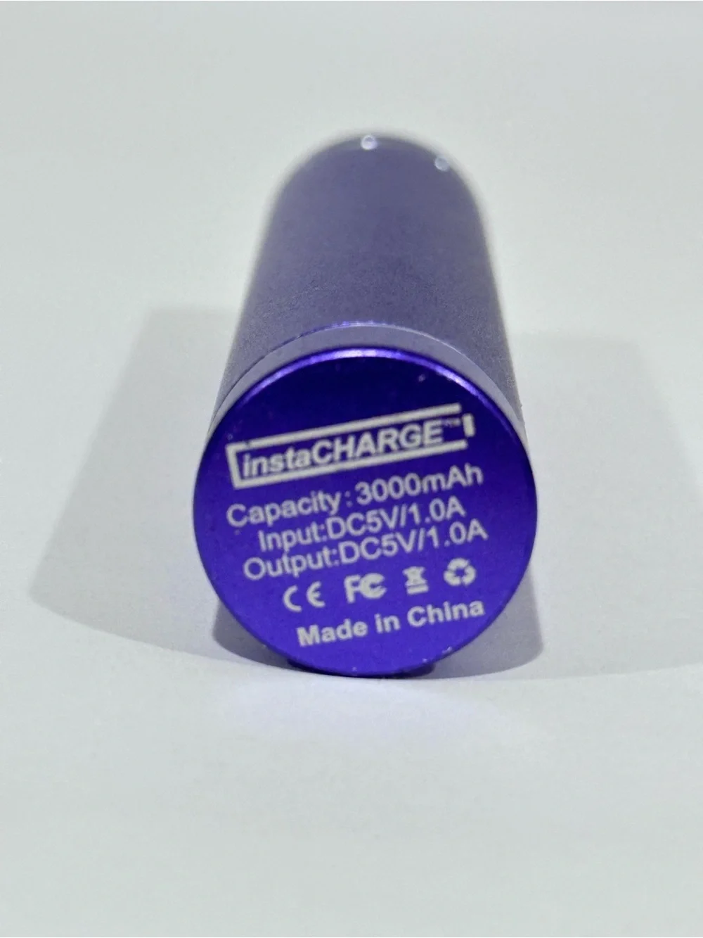 Power Bank Battery Charger InstaCharge 3000Ah Purple
